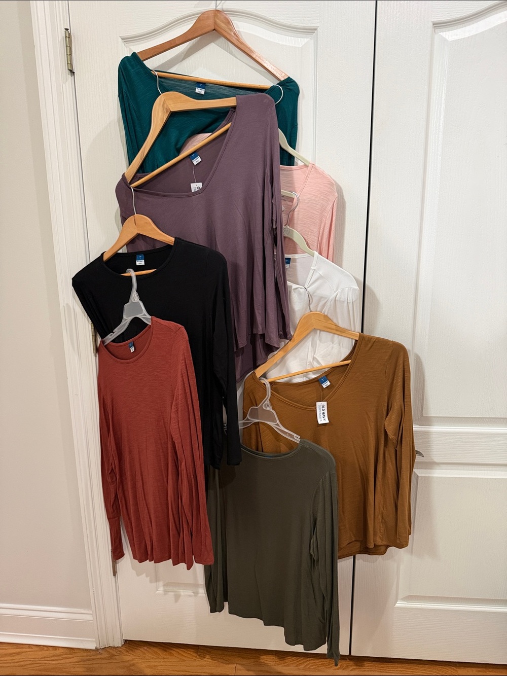Old navy Sz S long Sleeve Scoop/v neck  luxe Top - Multi Colors avail- priced ea
